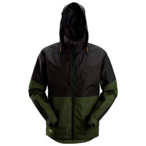 1304 Chaquetas impermeables Shell AllroundWork color verde khaki/ negro talla XXXL