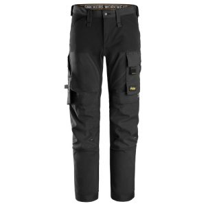 Pantalón largo trabajo elastico AllroundWork 6375 negro T.258