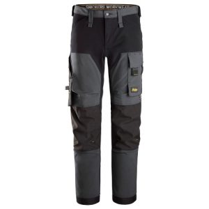 Pantalón largo trabajo elastico AllroundWork 6375 gris acero T.258