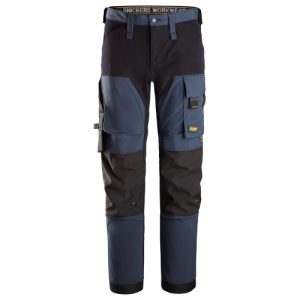 Pantalón largo trabajo elastico AllroundWork 6375 azul marino T.258