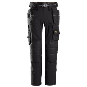 Pantalón largo elástico Rodilleras Capsulized™ AllroundWork 6590 negro T.156
