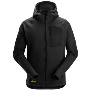 Sudadera con capucha y forro polar Flexiwork negra talla XXXL