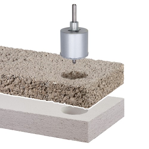 Juego de sierras de corona de perforación, recubrimiento de carburo de tungsteno, 5 piezas - Imagen 5