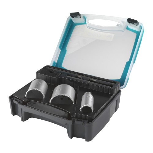 Juego de sierras de corona de perforación, recubrimiento de carburo de tungsteno, 5 piezas