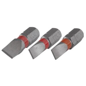 Juego de puntas Solid, ranura, 3 piezas