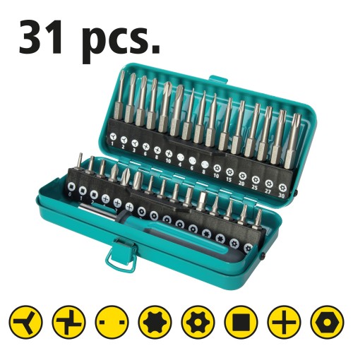 Caja de puntas Safety para tornillos de seguridad, 31 piezas - Imagen 2