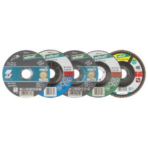 Juego básico para amoladora angular, 5 piezas