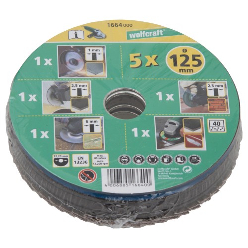 Juego básico para amoladora angular, 5 piezas - Imagen 6