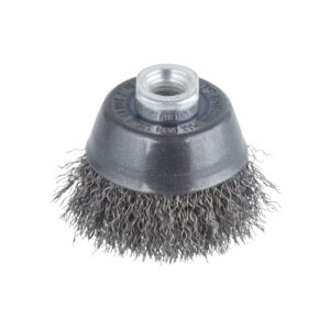 Cepillo de copa de alambre de acero