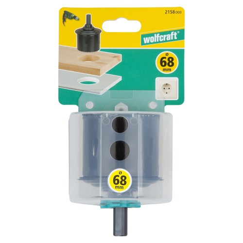 Sierra de corona con expulsor y avellanador de borde, Ø 68 mm - Imagen 3