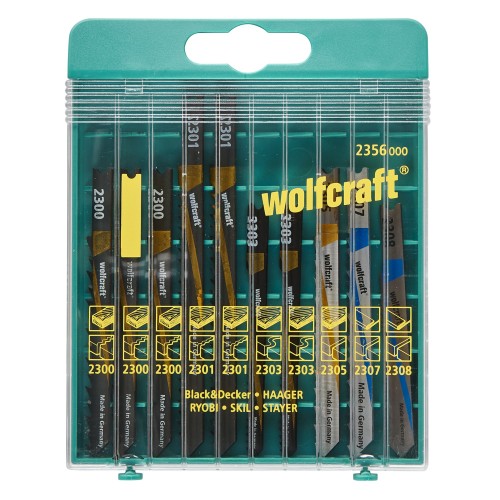 Juego de 10 hojas de sierra de calar, vástago en U - Imagen 2