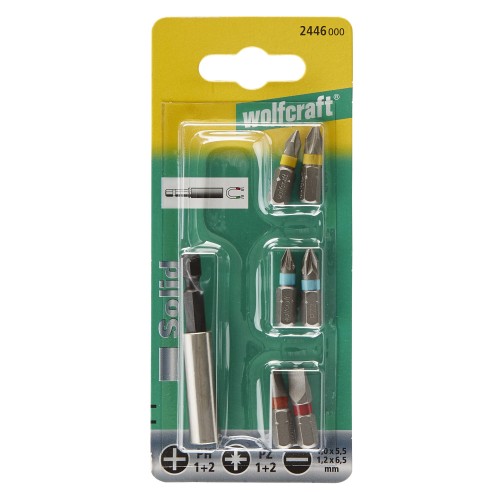 Juego de puntas ranura/estrella (PH/PZ), 7 piezas - Imagen 2