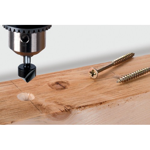 Avellanador cónico HSS, vástago redondo - Imagen 2