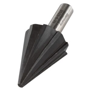 Fresa escariadora HSS, vástago redondo