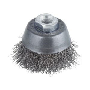 Cepillo de copa de alambre de acero inoxidable
