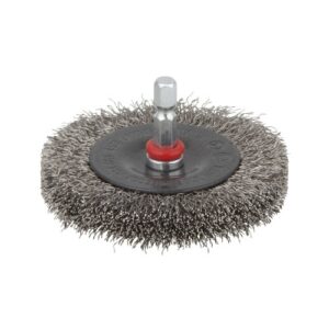 Cepillo de disco de alambre de acero inoxidable