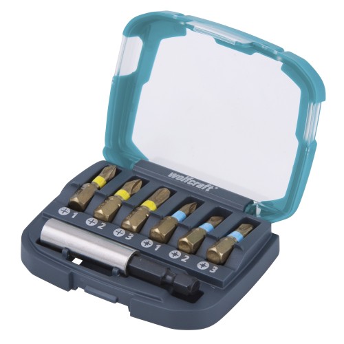 Estuche de puntas de diamante, punta de estrella (PH/PZ), 7 piezas