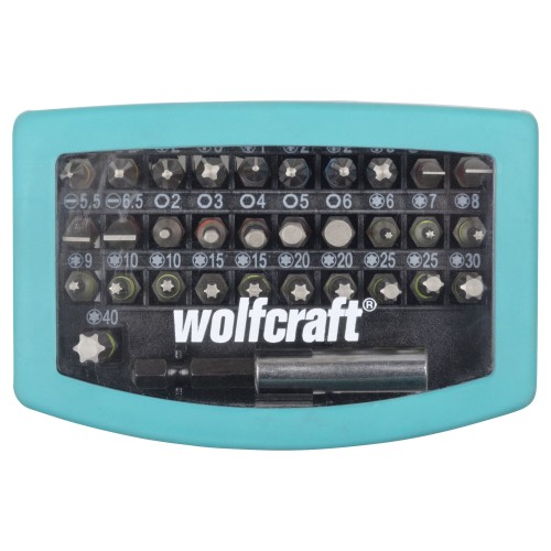 Caja de puntas, ranura / estrella (PH/PZ) / TORX® (T) / hexágono interior, 32 piezas - Imagen 4