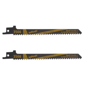 Hojas de sierra de sable CV, madera y plástico, corte curvo fino