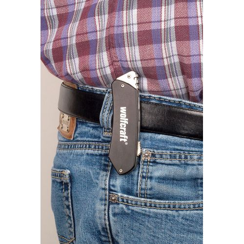 Navaja para ocio con hoja trapezoidal retráctil - Imagen 7