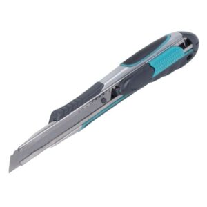 Cúter profesional de doble seguridad con cuchilla separable de 9 mm