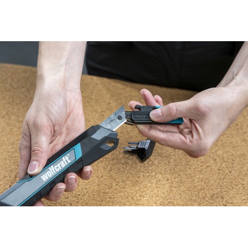 Cúter de cuchillas separables PRO SAFETY, 18 mm - Imagen 5