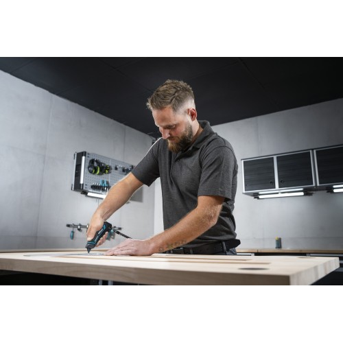 Cúter de cuchilla trapezoidal PRO SAFETY con estuche - Imagen 2