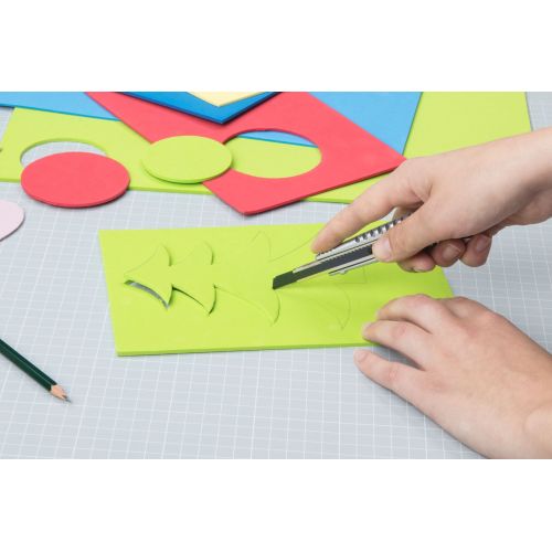 Cúter metálico con cuchillas negras separables de 9 mm "Profi-Sharp" - Imagen 5