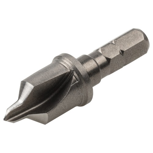 Avellanador de acero de alta velocidad, con tope de profundidad, vástago hexagonal