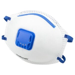 Máscara rígida de protección respiratoria con válvula, FFP2