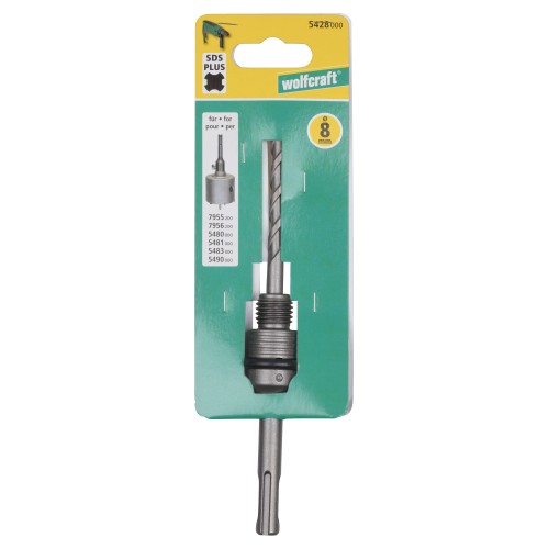 Adaptador SDS-Plus con broca centradora, Ø 8 mm - Imagen 2