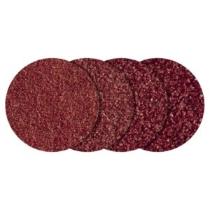 8 discos abrasivos con vástago roscado, Ø 50 mm