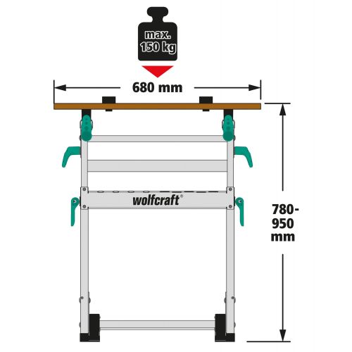 Banco para máquinas y mesa de sujeción MASTER 700 - Imagen 22