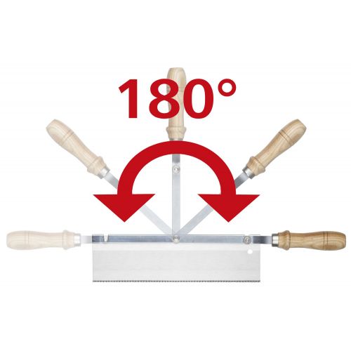 Sierra de dientes finos con mango acodado - Imagen 6