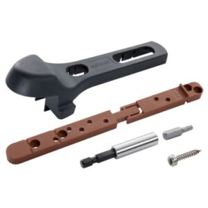 Juego de primeros pasos para la construcción de terrazas "Atornillado invisible", 353 piezas