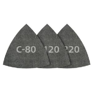 Juego de rejillas de lijado adhesivas para placa de yeso, 95 mm