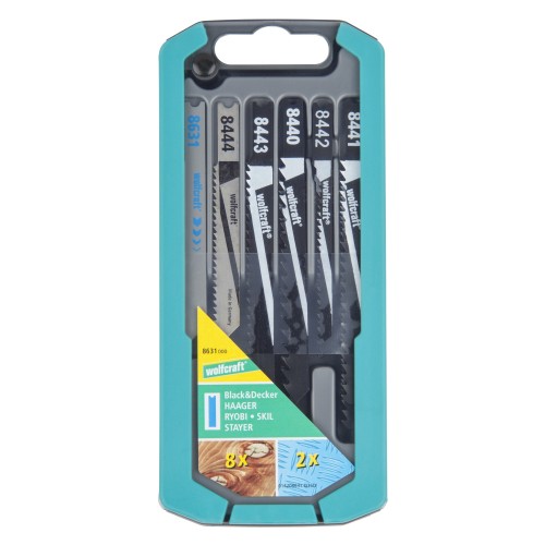 Juego de 10 hojas de sierra de calar, vástago en U - Imagen 7