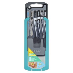 Juego de 10 hojas de sierra de calar, vástago en U