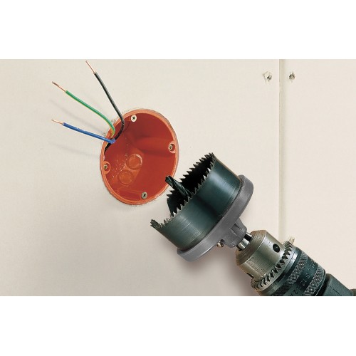 Sierra de corona para montajes eléctricos, Ø 68–100 mm - Imagen 2
