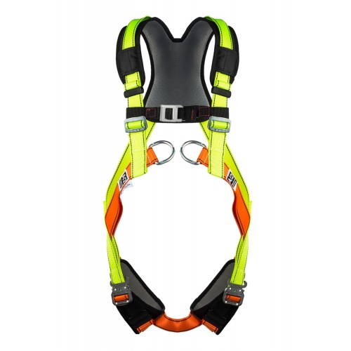 Arnés anticaída con dos puntos de enganche dorsal y abdominal de acero MIRA 10