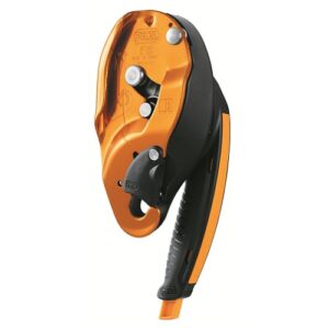 Descensor asegurador autobloqueador para cuerda simple de 10 a 11,5 mm I´D