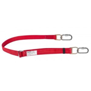 Elemento de amarre MIRA BA regulable de 1,20 a 1,80 m con 2 anillas planas de acero