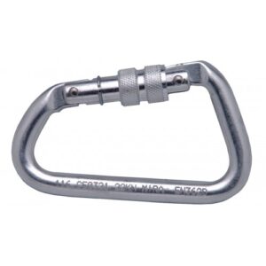 Mosquetón de aluminio con cierre de virola de rosca M70