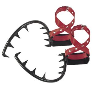 Trepolines circulares para poste de madera con correas