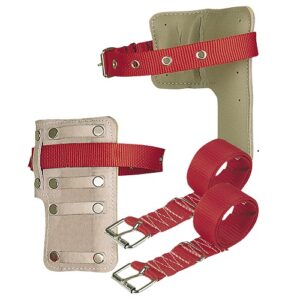 Juego de correas y almohadillas para trepolínes rectos