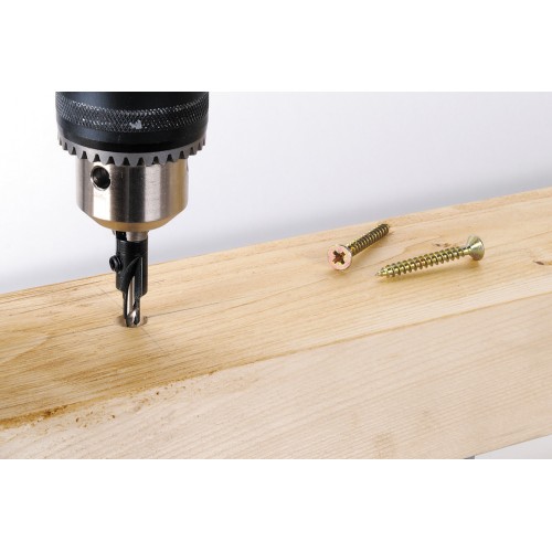 Broca con avellanador ajustable, para tornillos de construcción de muebles - Imagen 3