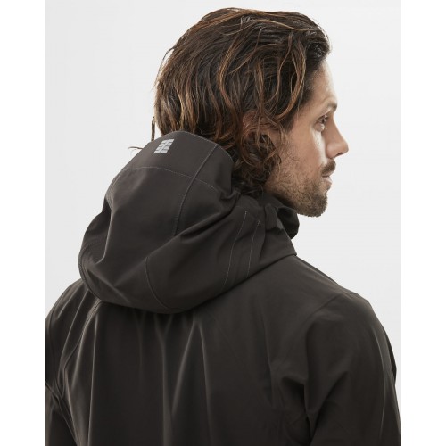 1218 Chaqueta impermeable SoftShell FlexiWork con capucha negro - Imagen 9
