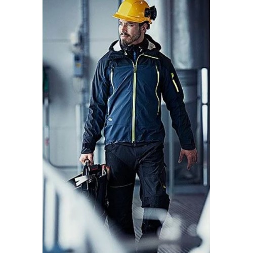 1300 Chaqueta impermeable elástica FlexiWork gris acero - Imagen 4