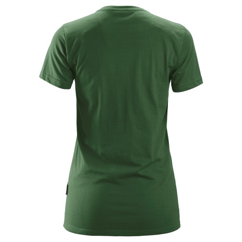 2516 Camiseta de manga corta para mujer verde forestal - Imagen 4
