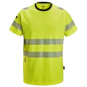 2539 Camiseta de manga corta de alta visibilidad clase 2 amarillo